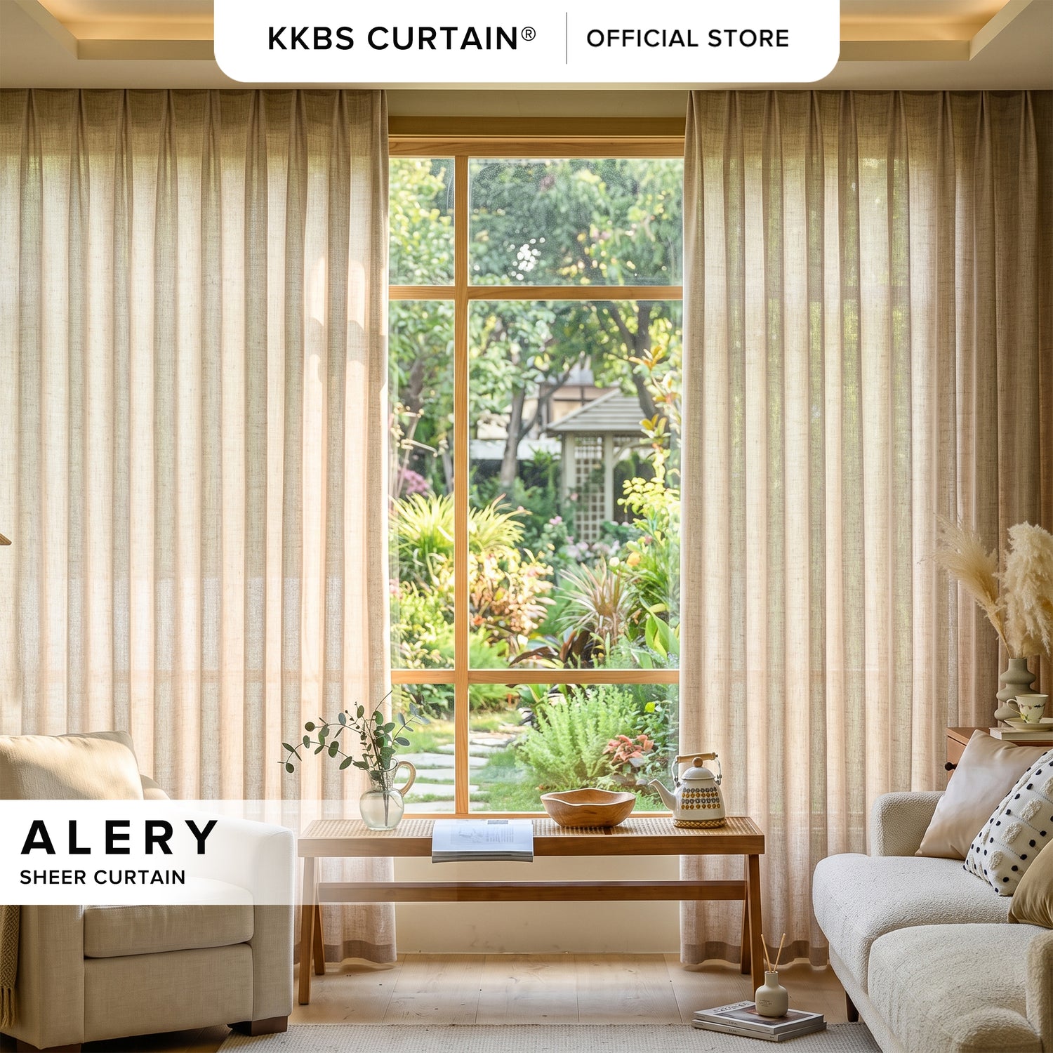 Alery Sheer Curtain Custom Made