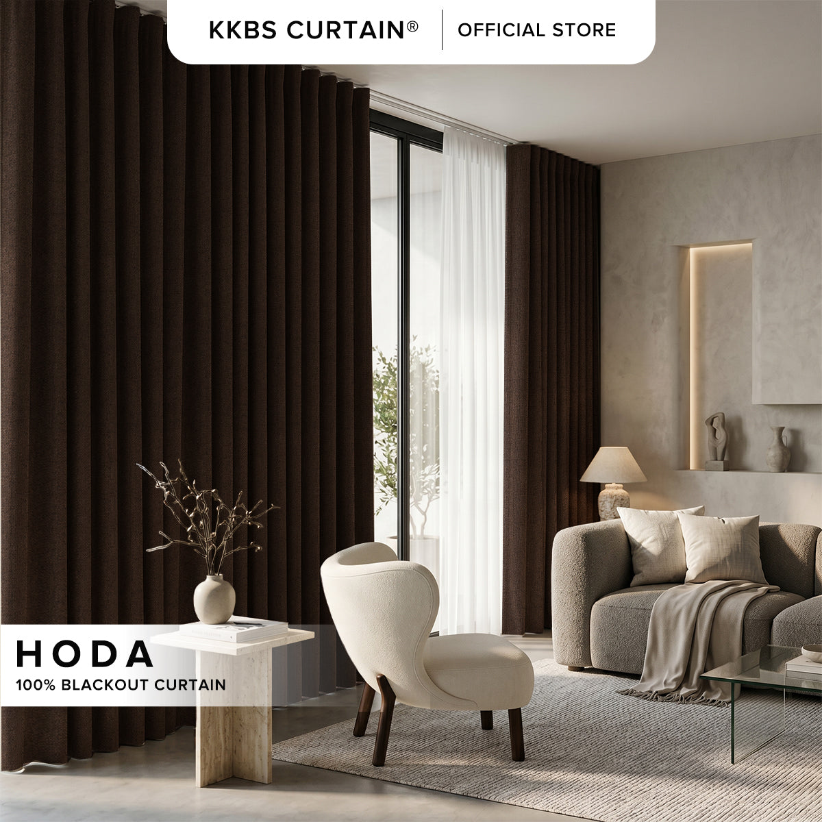 Hoda Blackout Curtain Custom Made