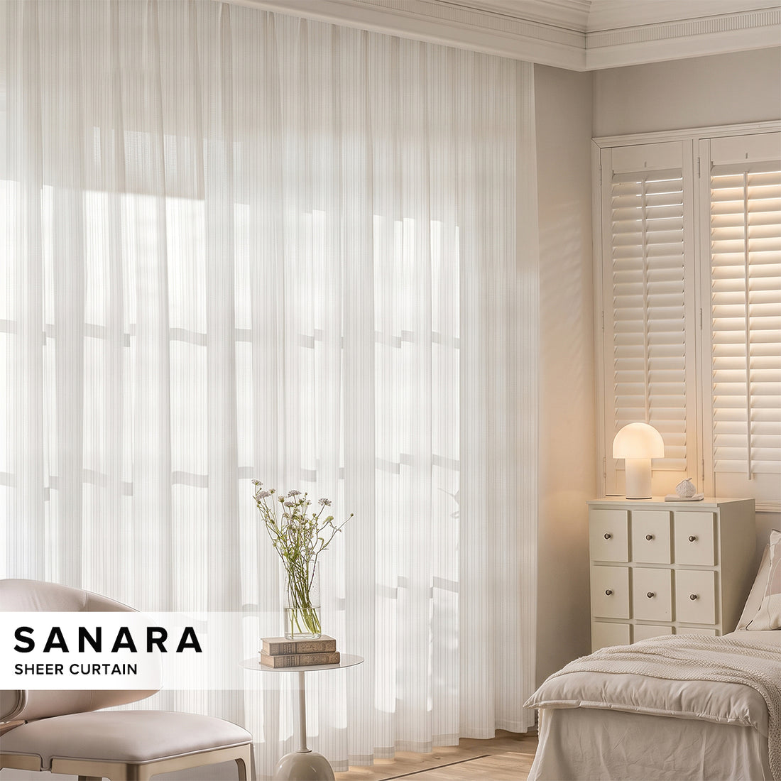 Sanara Sheer Curtain Custom Made
