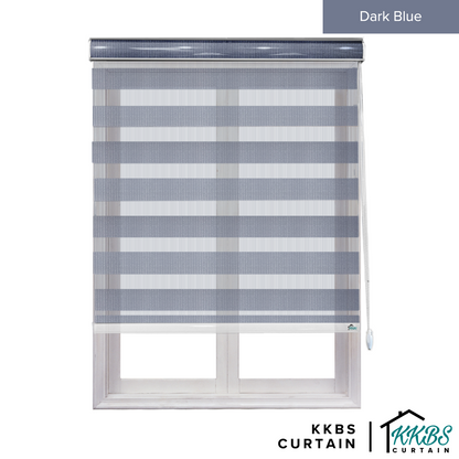Maximo Semi Blackout Zebra Blinds Custom Made