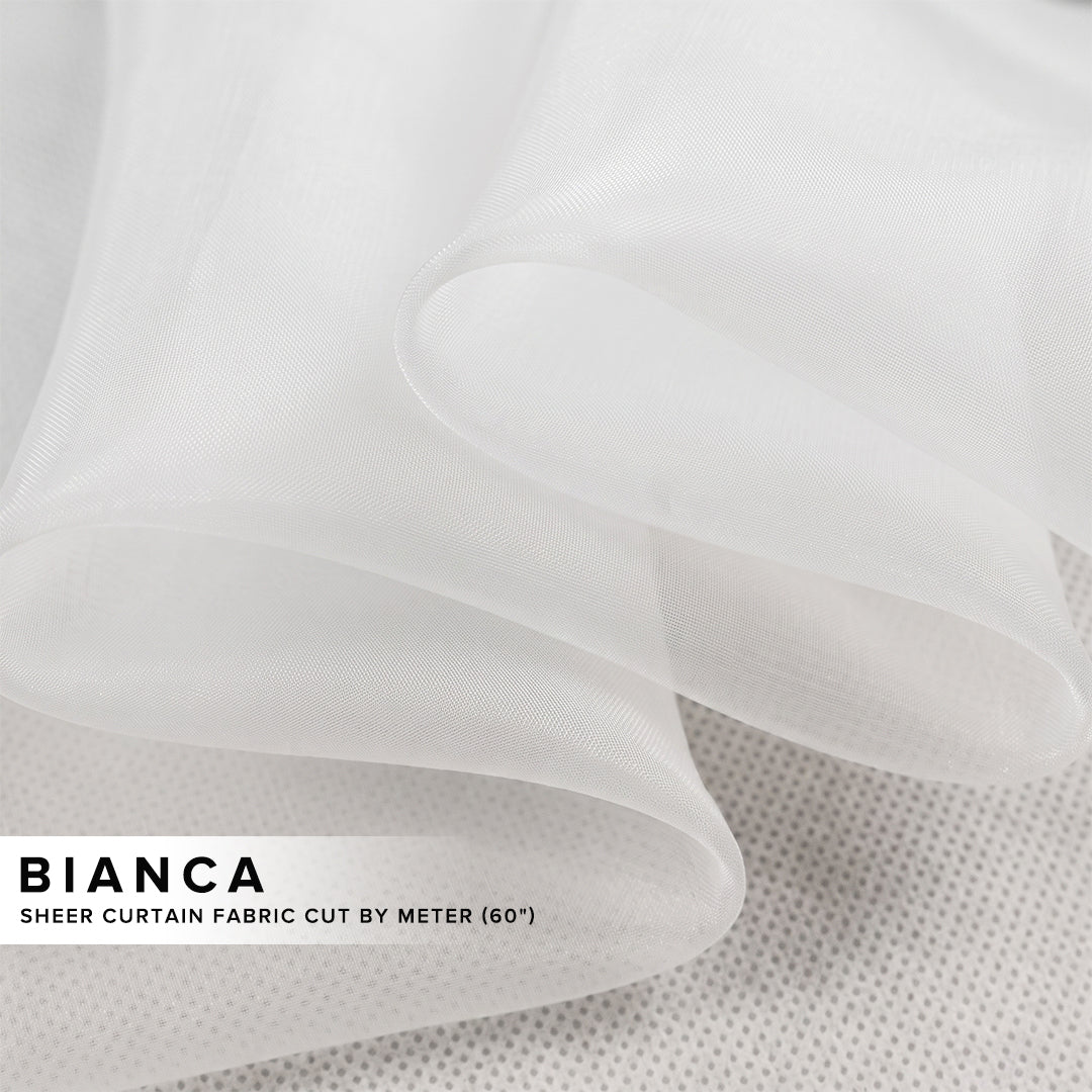 Bianca Sheer Fabric 60" Cut by Meter