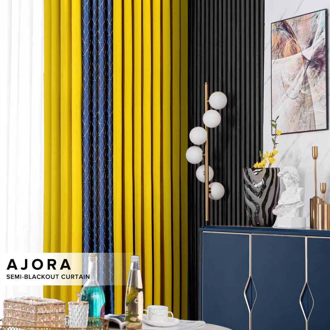 Ajora Semi Blackout Curtain Custom Made