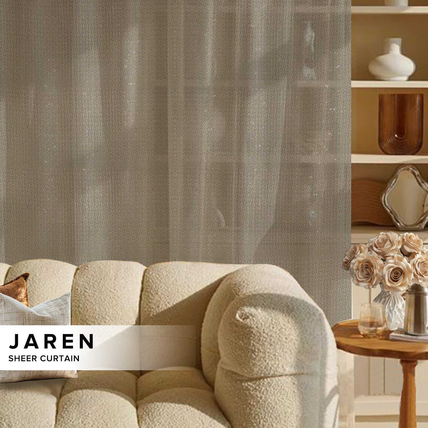 Jaren Sheer Curtain Custom Made
