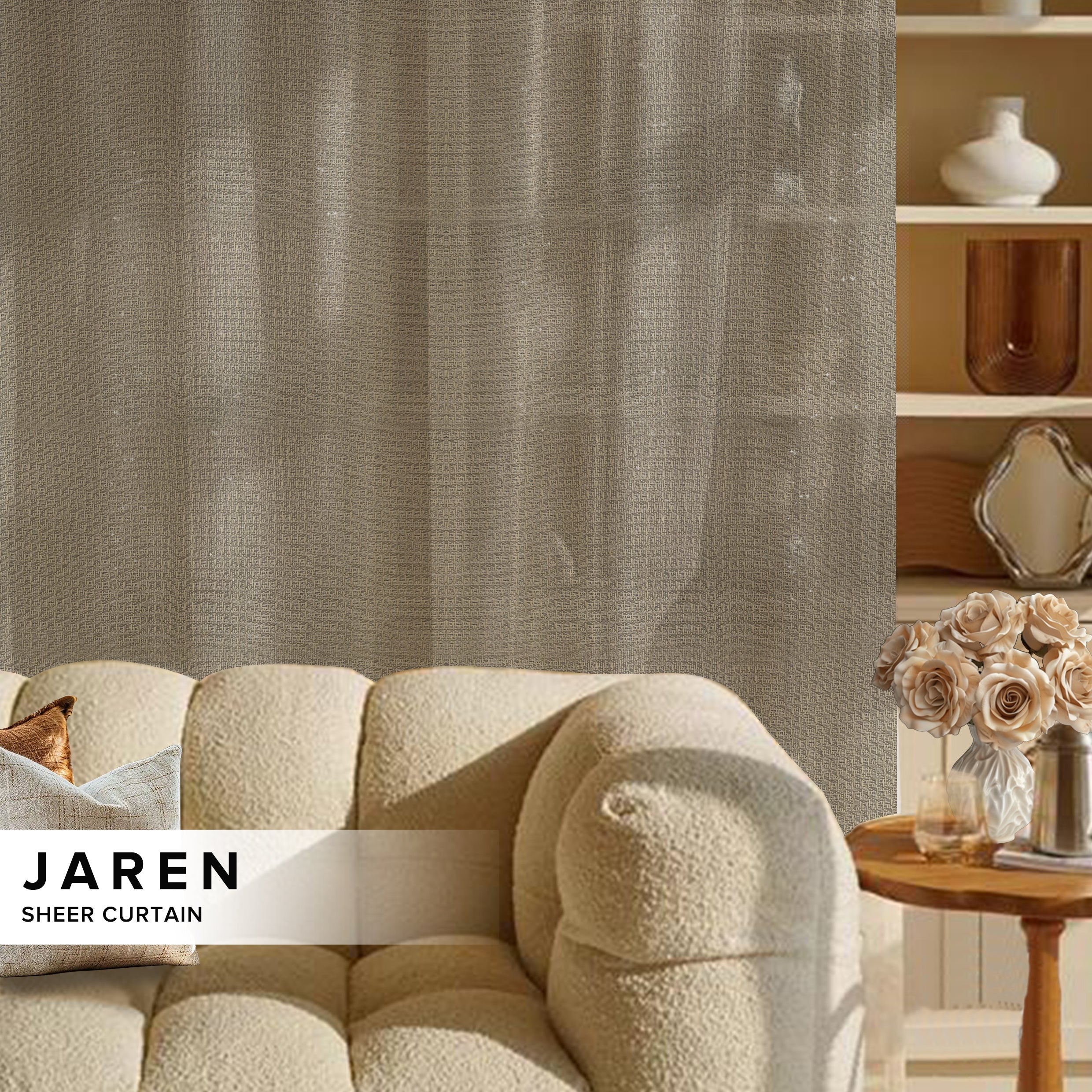 Jaren Sheer Curtain Custom Made