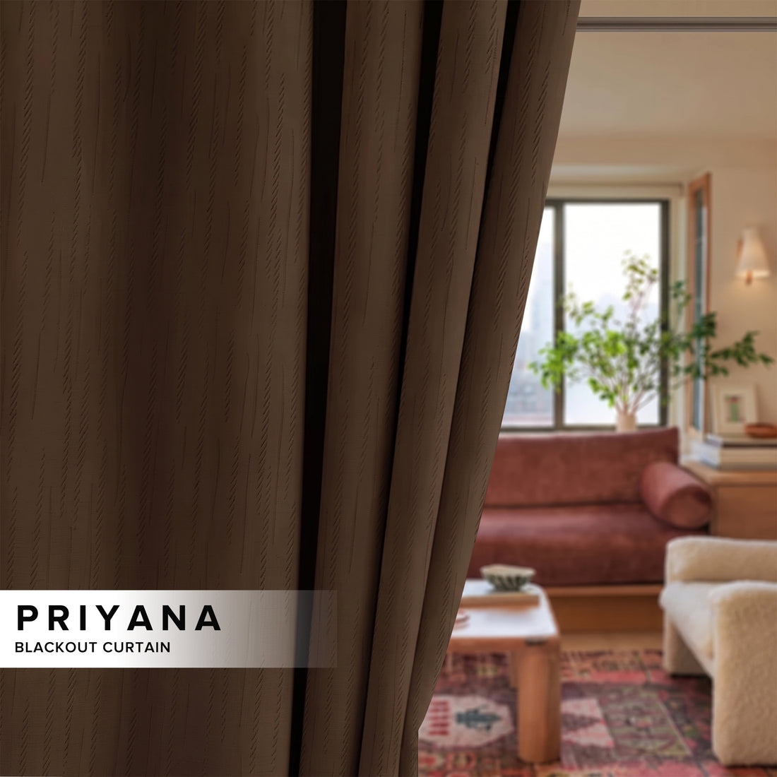 Priyana Blackout Curtain Custom Made