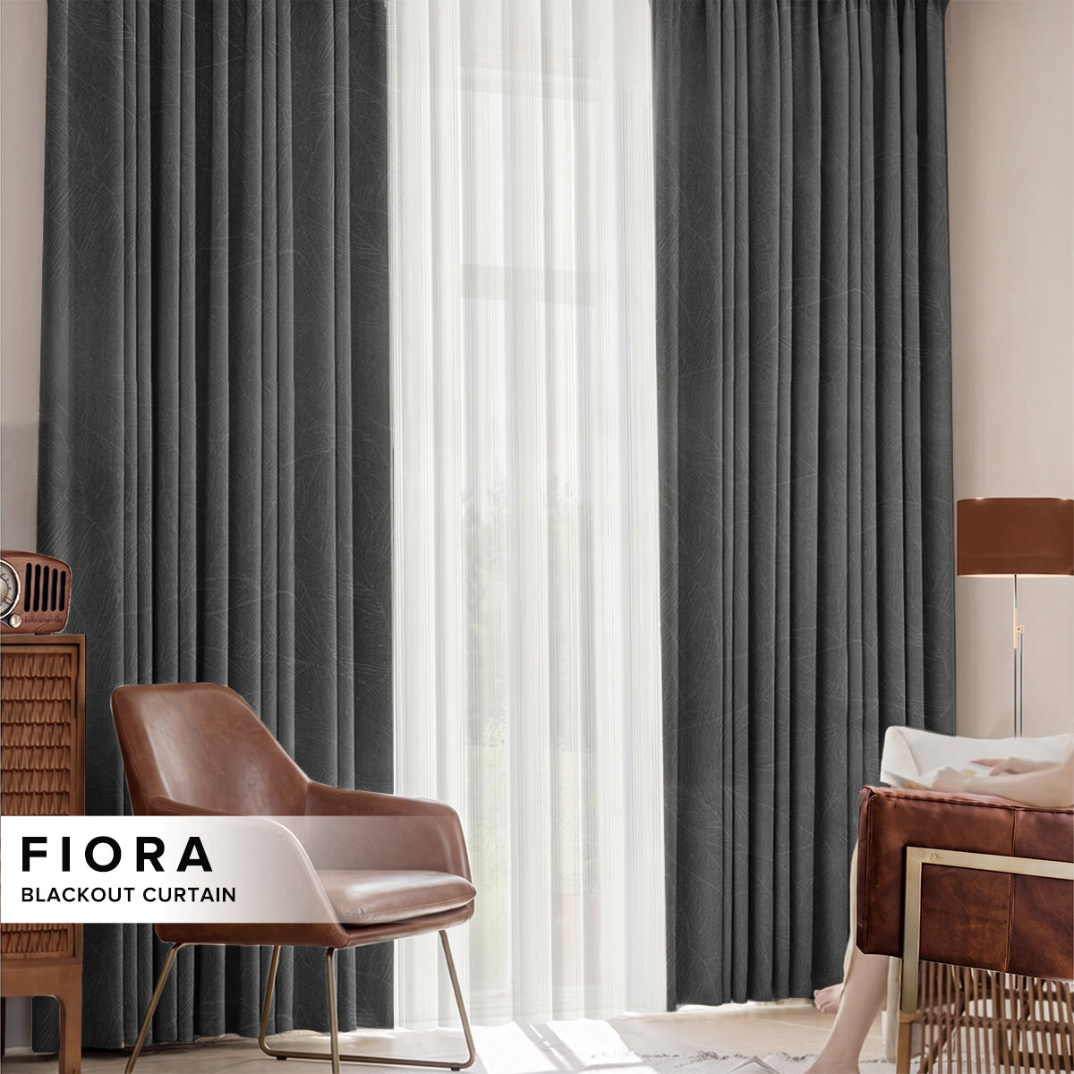 Fiora 98-99.9% Blackout Curtain Ready Made - Extra Width (Page 1)