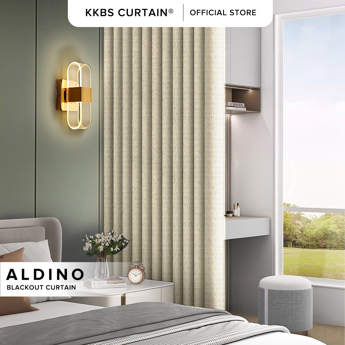 Aldino Blackout Curtain Custom Made