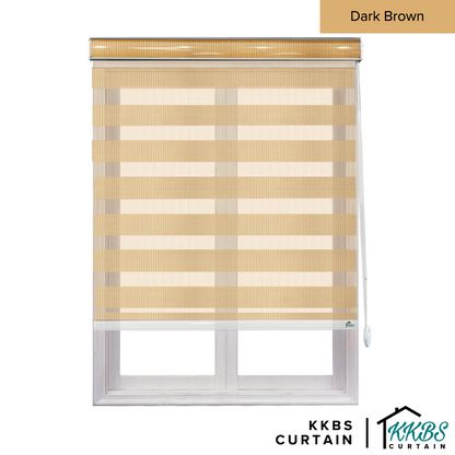 Maximo Semi Blackout Zebra Blinds Custom Made