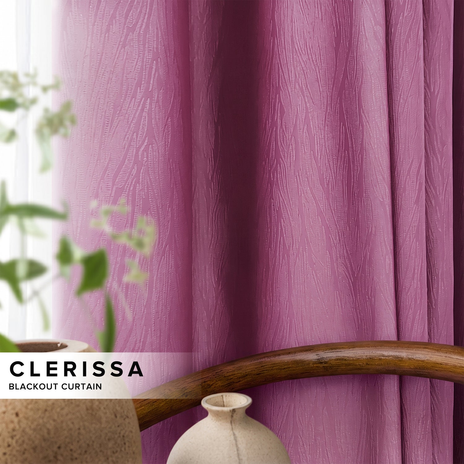 Clerissa Blackout Curtain Custom Made