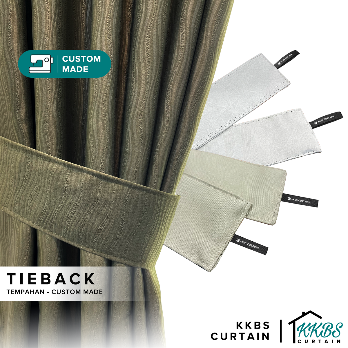 Curtain Tieback Custom Made