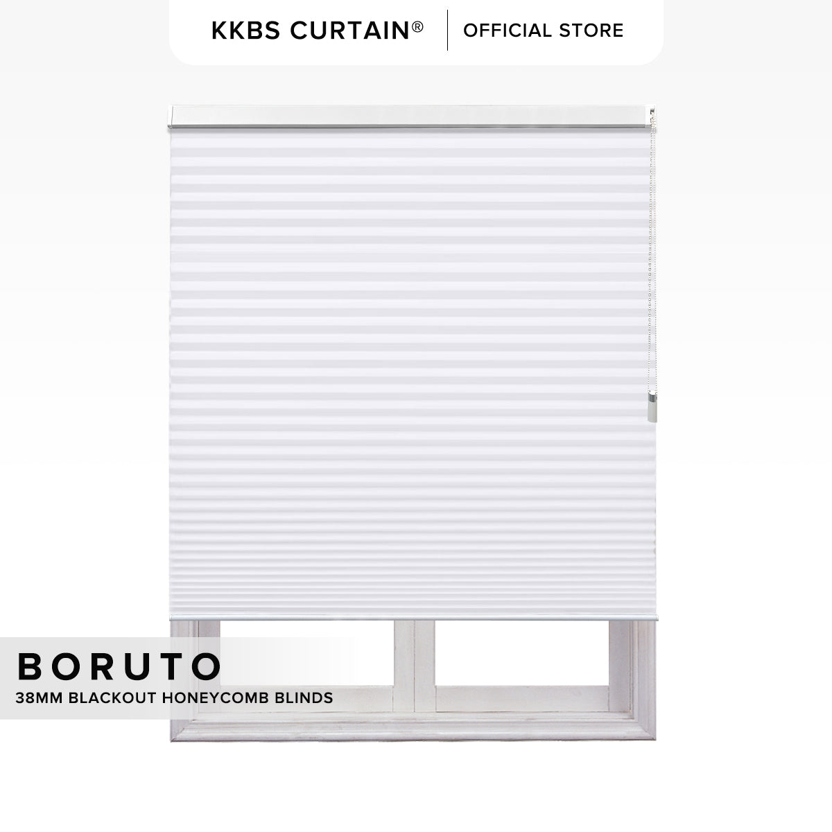 Boruto 38mm Blackout Honeycomb Blinds Custom Made