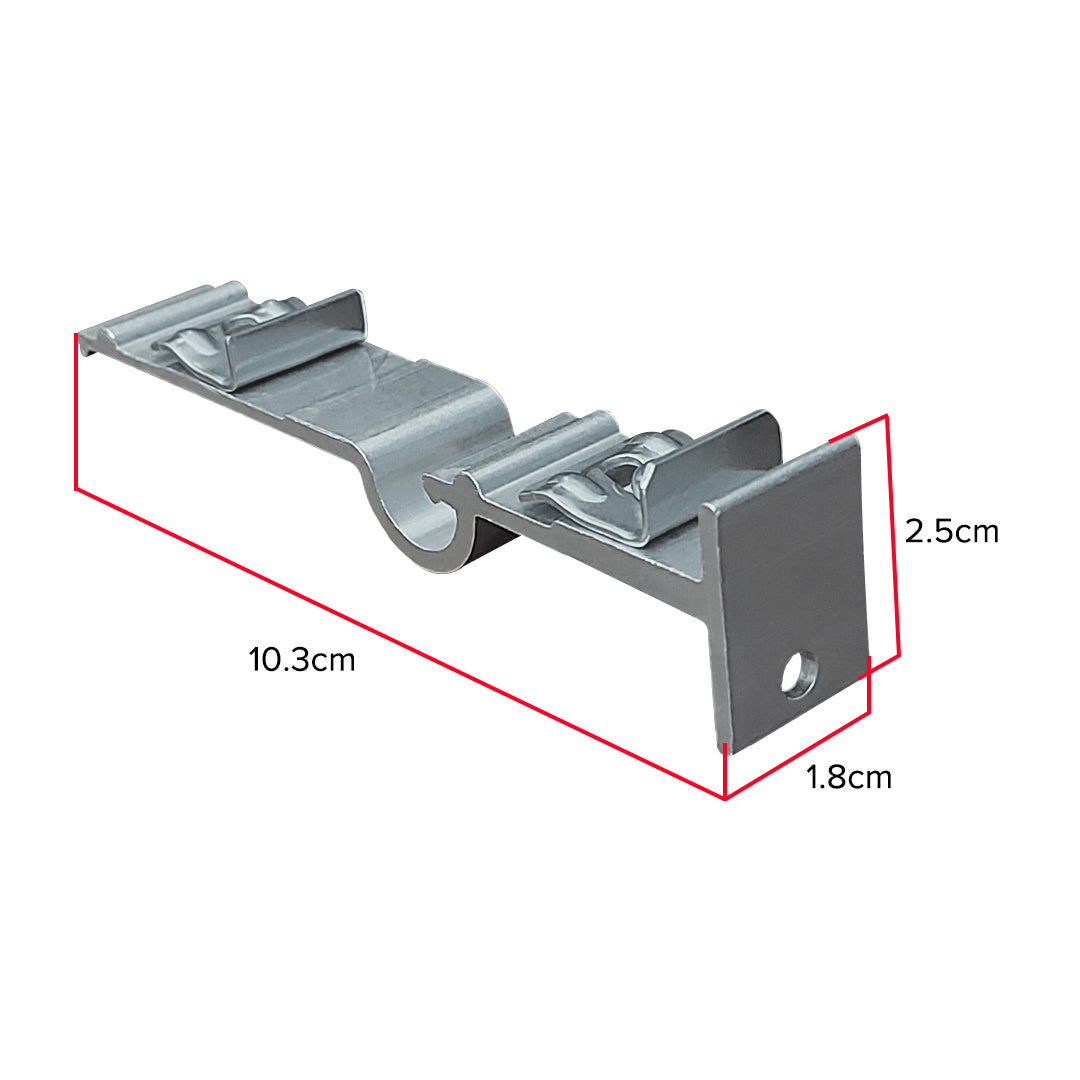 Traludy Curtain Track Double Bracket