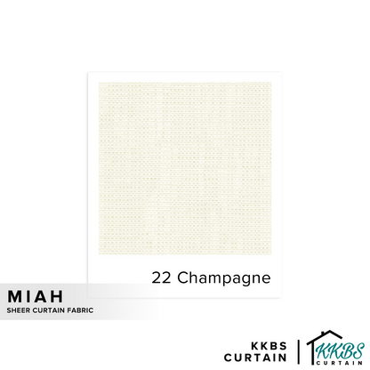 Miah Sheer Curtain Custom Made