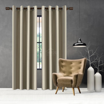 Luxstony Curtain Rod Double Complete Set
