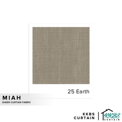 Miah Sheer Curtain Custom Made