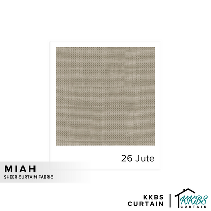 Miah Sheer Curtain Custom Made