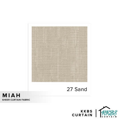 Miah Sheer Curtain Custom Made