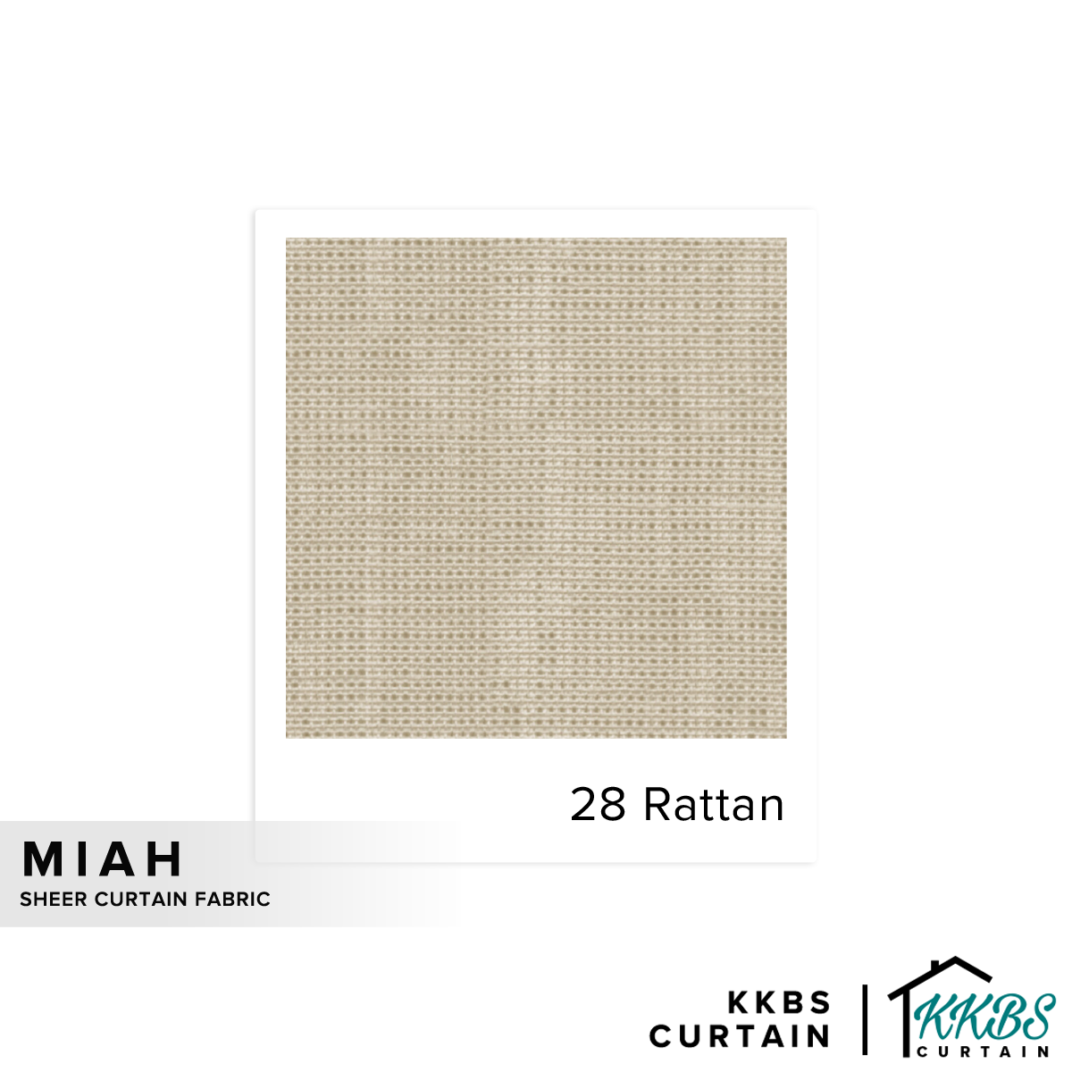 Miah Sheer Curtain Custom Made