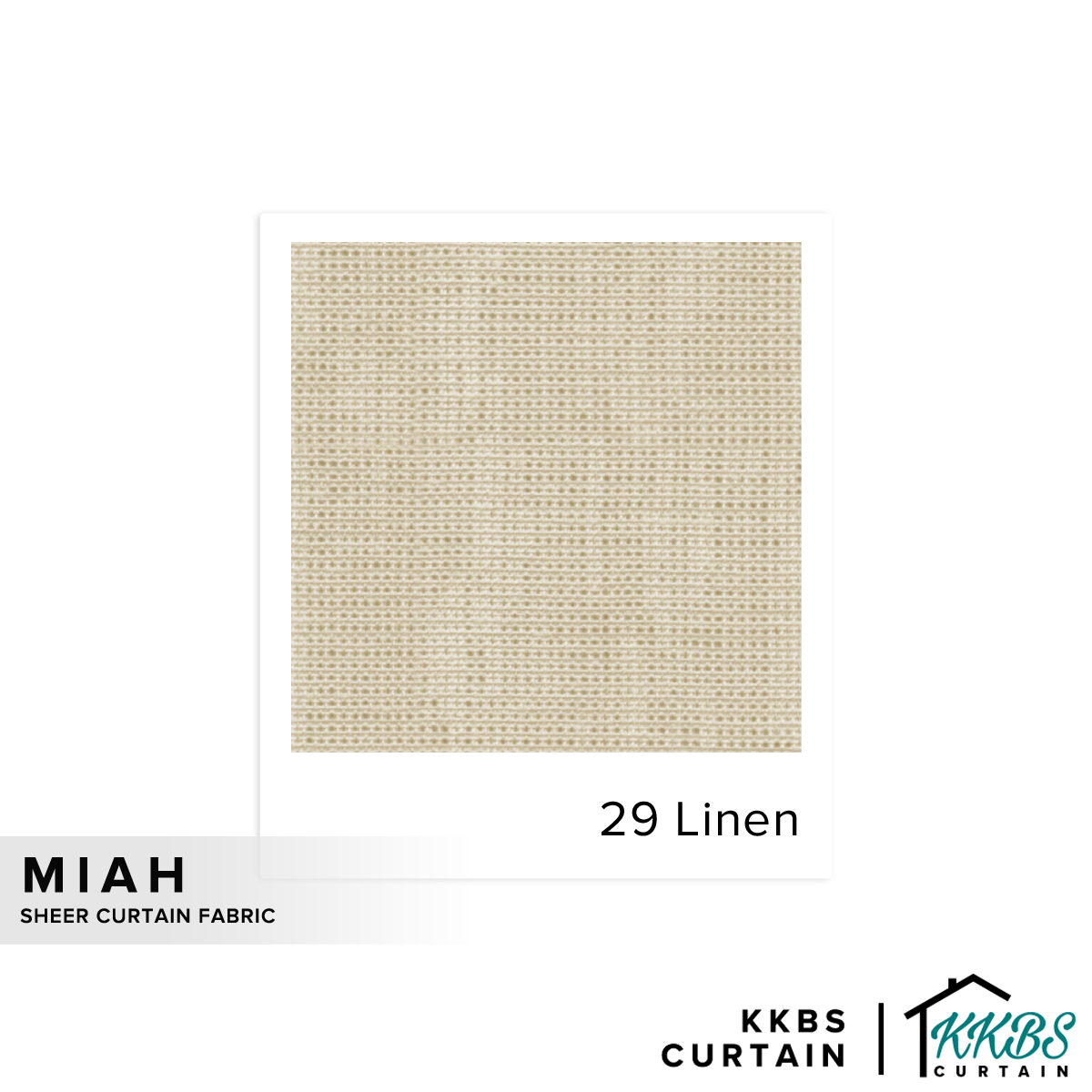 Miah Sheer Curtain Custom Made