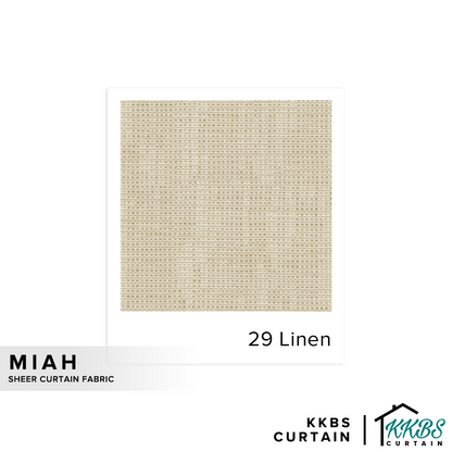 Miah Sheer Curtain Custom Made