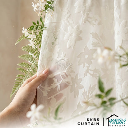 Velora Sheer Curtain / Net Curtain Ready Made French Pleat Hook &amp; Ring Eyelet