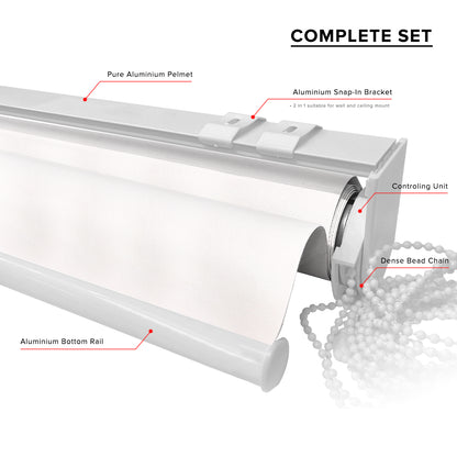 Alecto 100% Blackout Roller Blinds Custom Made