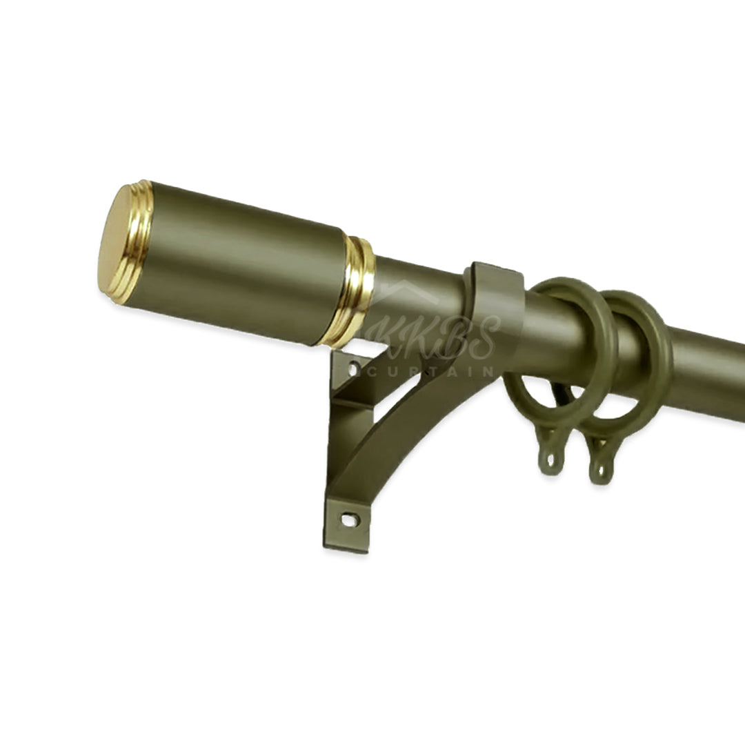 Morandy Curtain Rod Single Bracket Luxury Champagne Colour