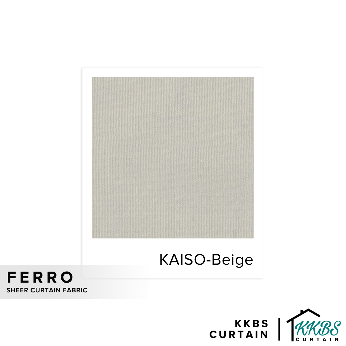Kaiso Sheer Curtain Custom Made