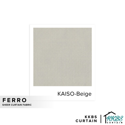 Kaiso Sheer Curtain Custom Made