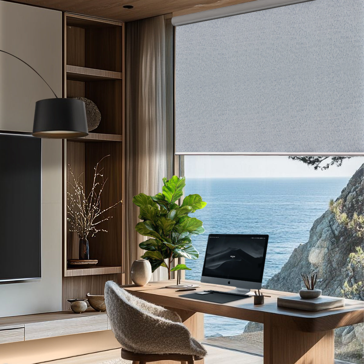 Bellino 100% Blackout Roller Blinds Custom Made