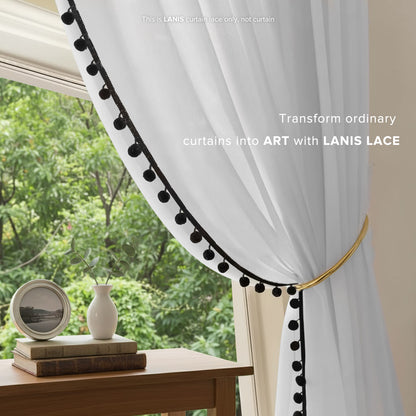 Lanis Curtain Laces Cut by Metre
