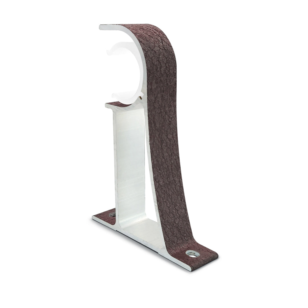 Luxstony Curtain Rod Single Bracket Mocha