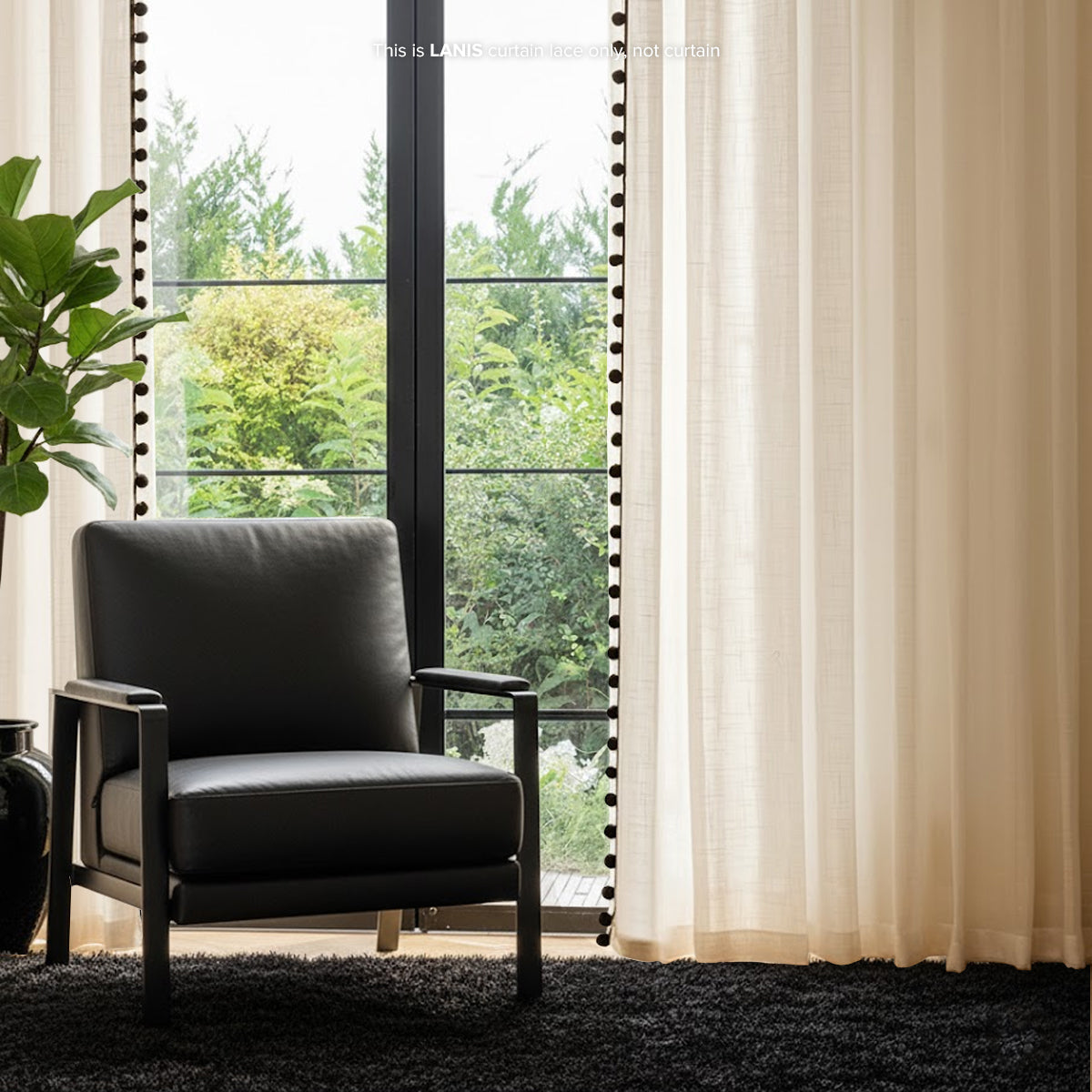 Lanis Curtain Laces Cut by Metre