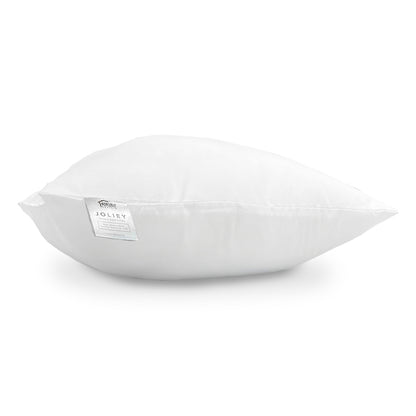 Joliey Square Sofa Pillow White Inner Cushion Throw Pillow