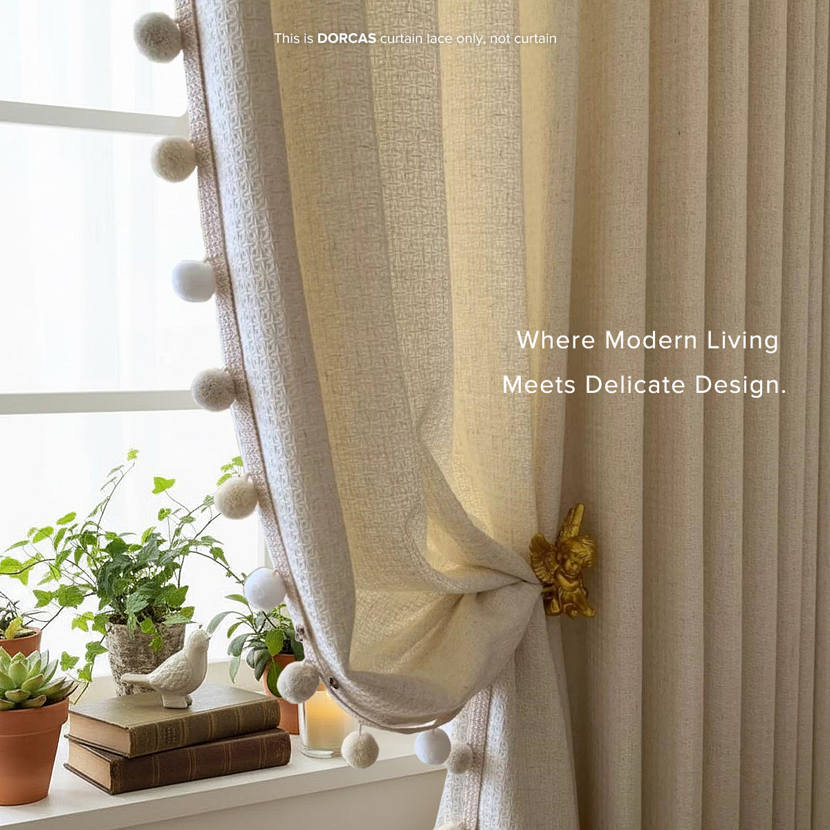Dorcas Curtain Laces Cut by Metre