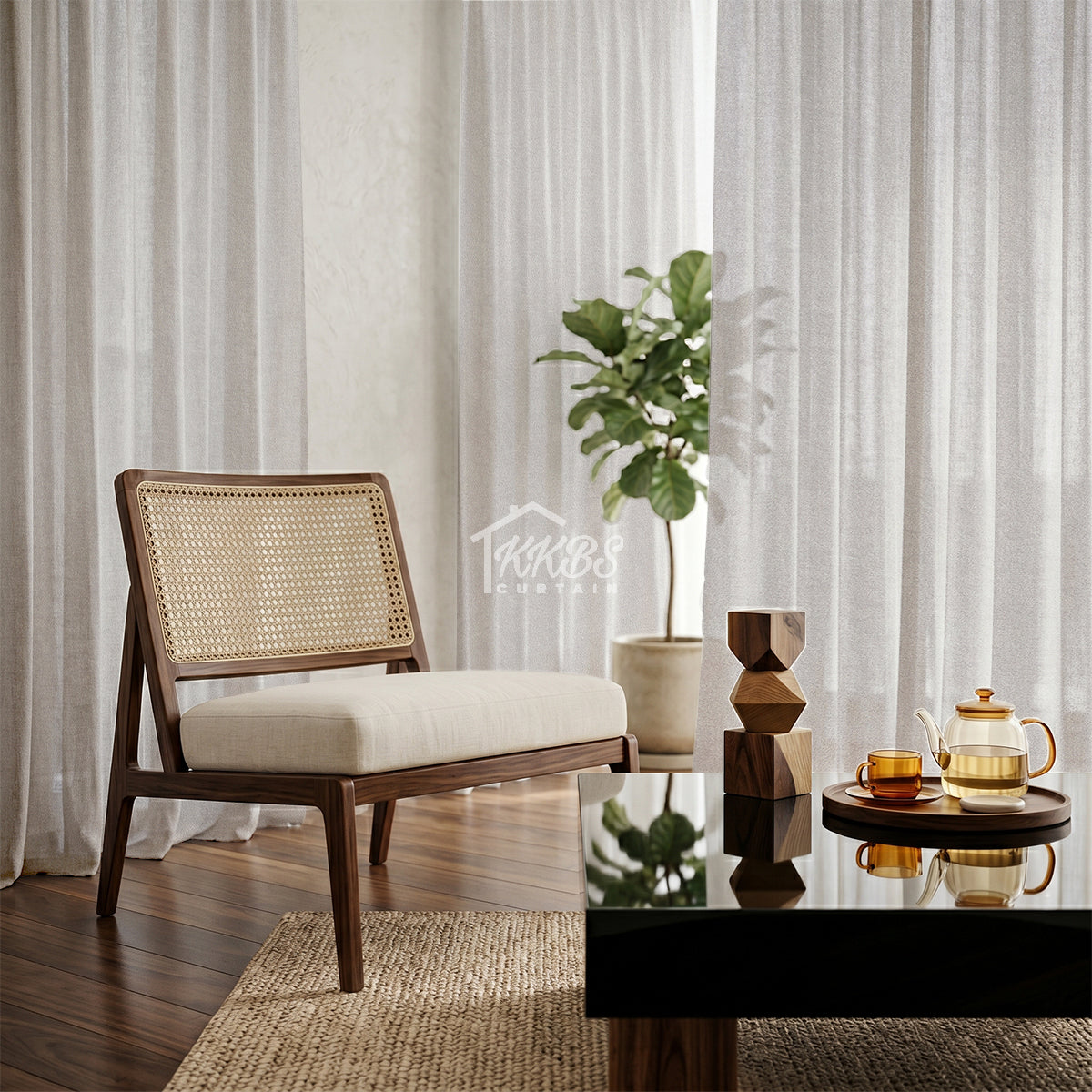 Haston Sheer Curtain Custom Made