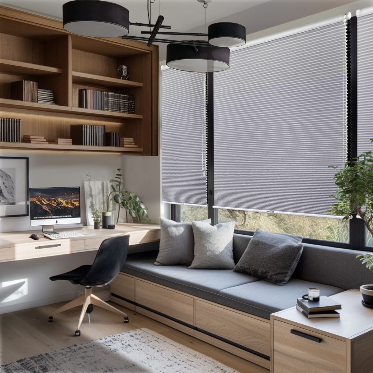Boruto 38mm Blackout Honeycomb Blinds Custom Made