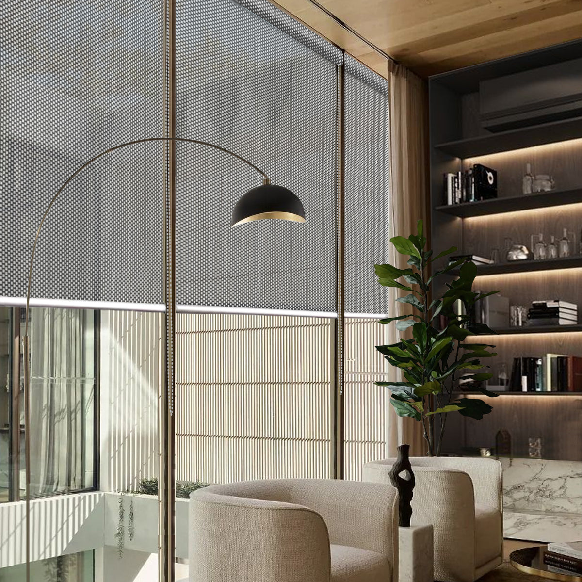 Haruko Semi Blackout Roller Blinds Custom Made