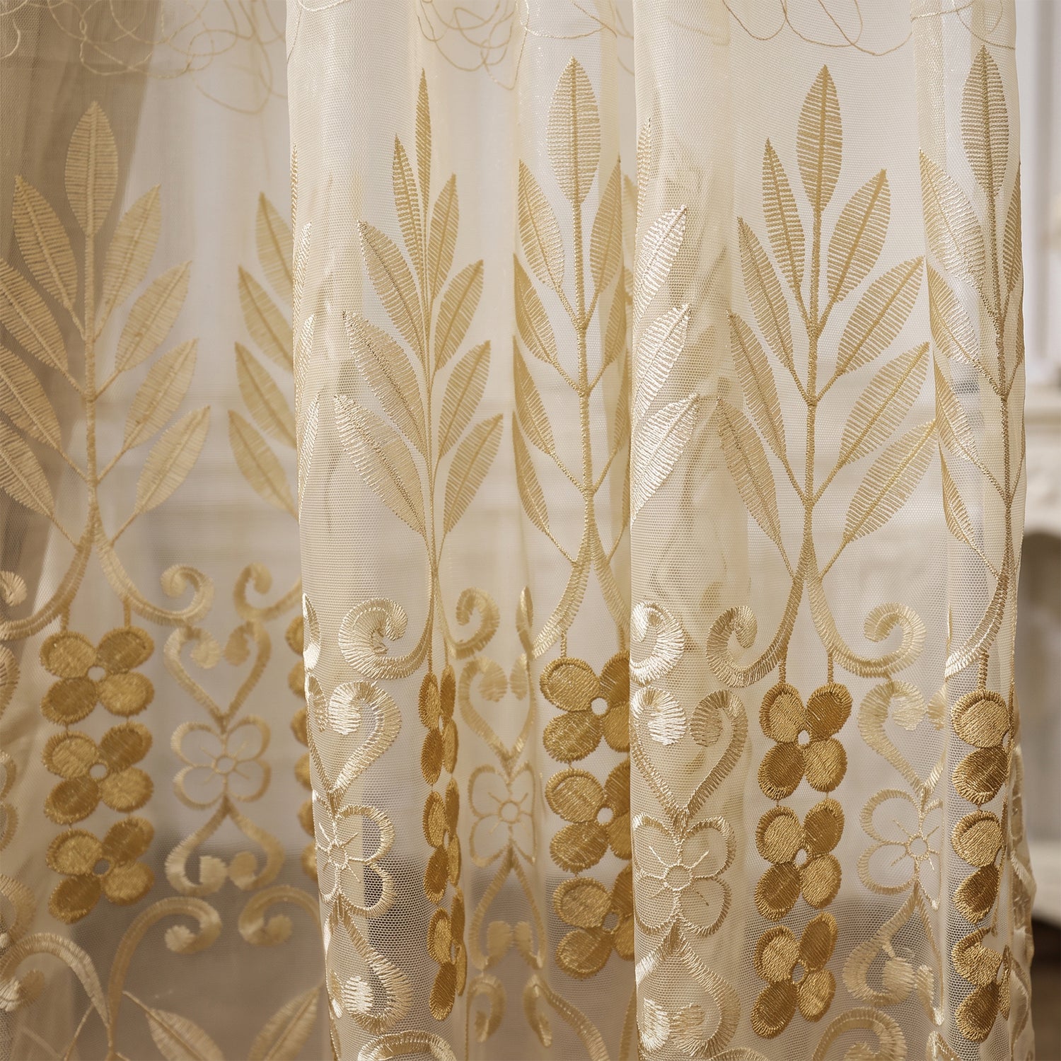 Begonia Sheer Curtain Custom Made