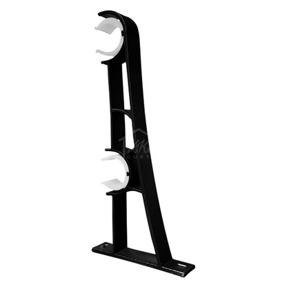 Morandy Curtain Rod Double Bracket - Obsidian Black