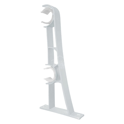 Morandy Curtain Rod Double Bracket - Pearl White