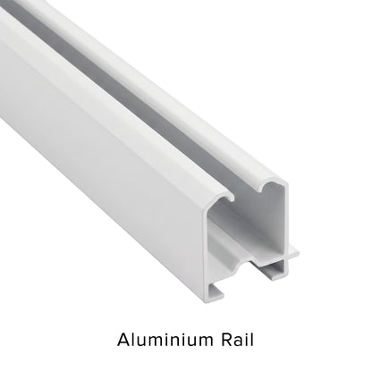 Traludy Aluminium Curtain Rail / Track Single Complete Set