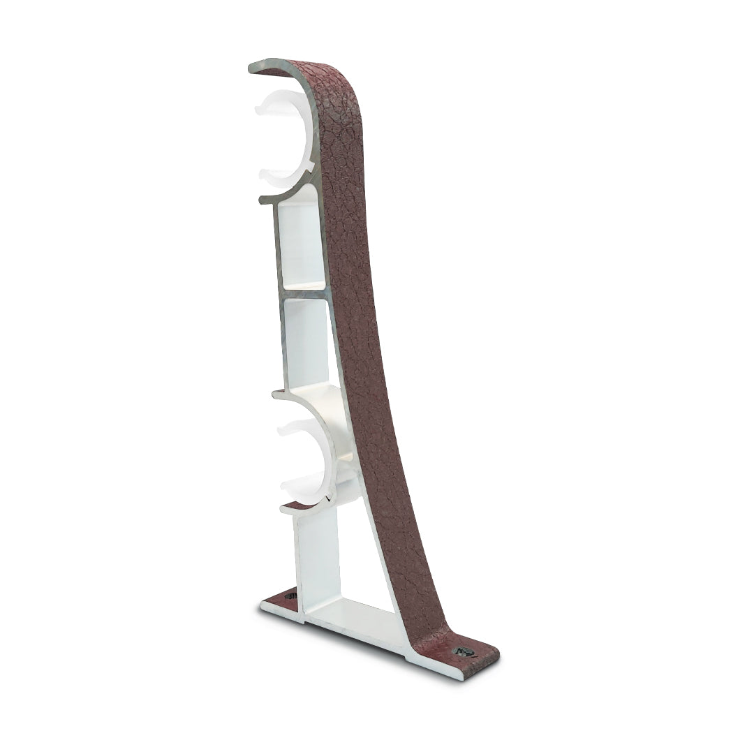 Luxstony Curtain Rod Double Bracket Mocha