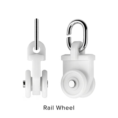 Traludy Aluminium Curtain Rail / Track Single Complete Set