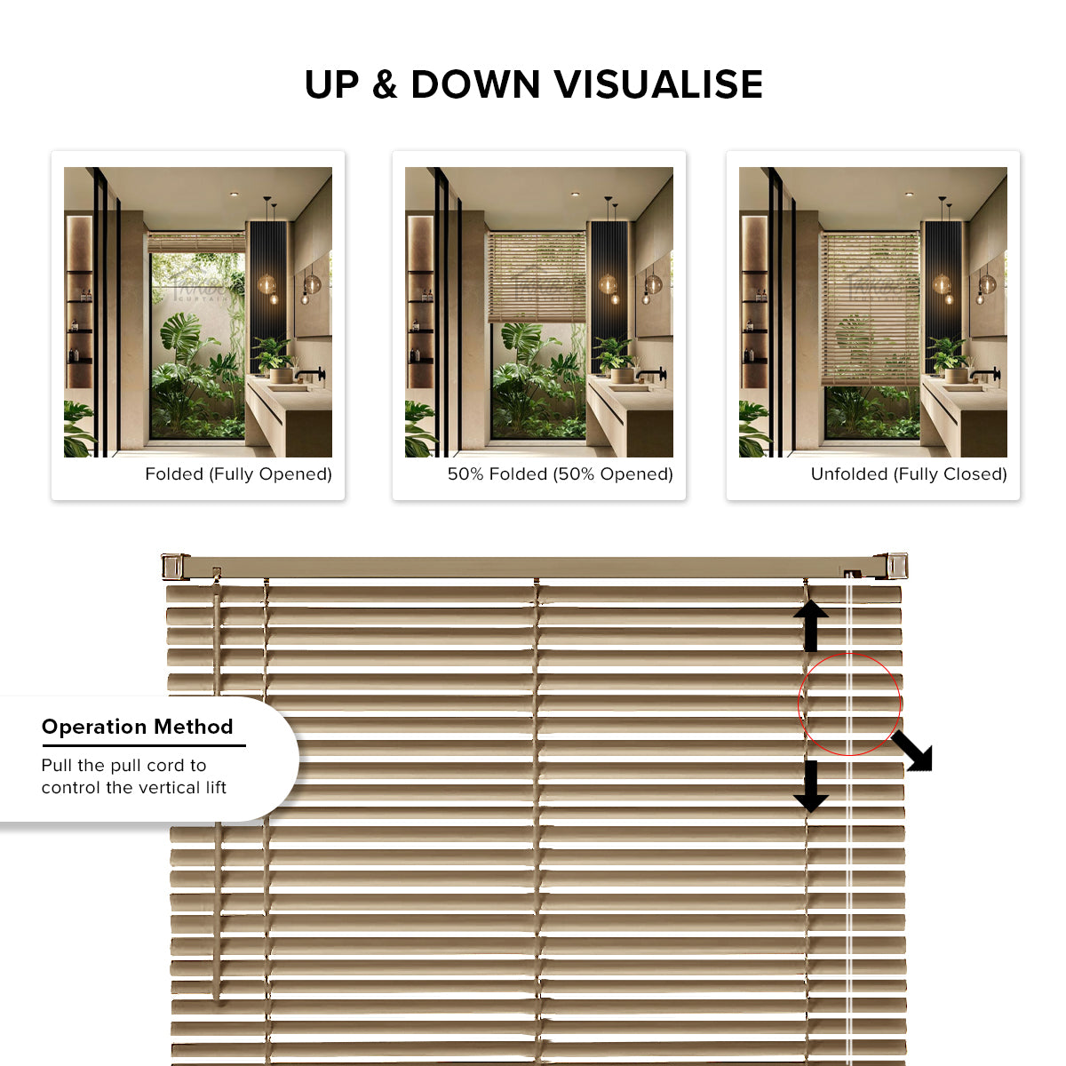 Rolezzo 25mm Venetian Blinds PVC Ready Made Complete Set