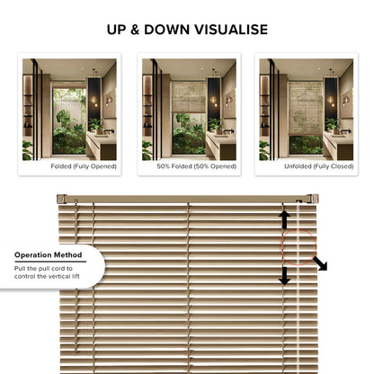 Rolezzo 25mm Venetian Blinds PVC Ready Made Complete Set