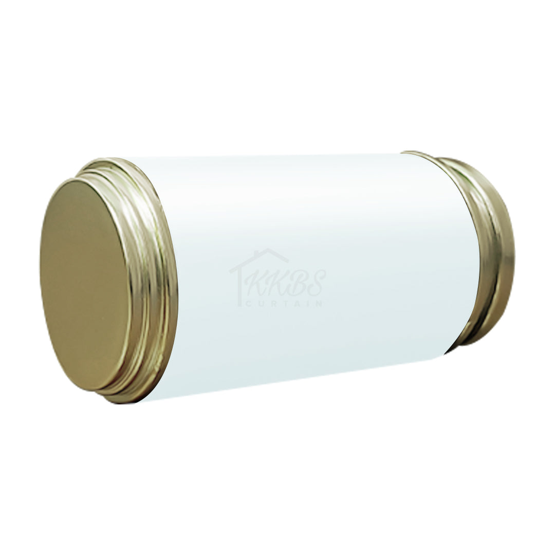 Morandy Curtain Rod End Cap Pearl White Colour