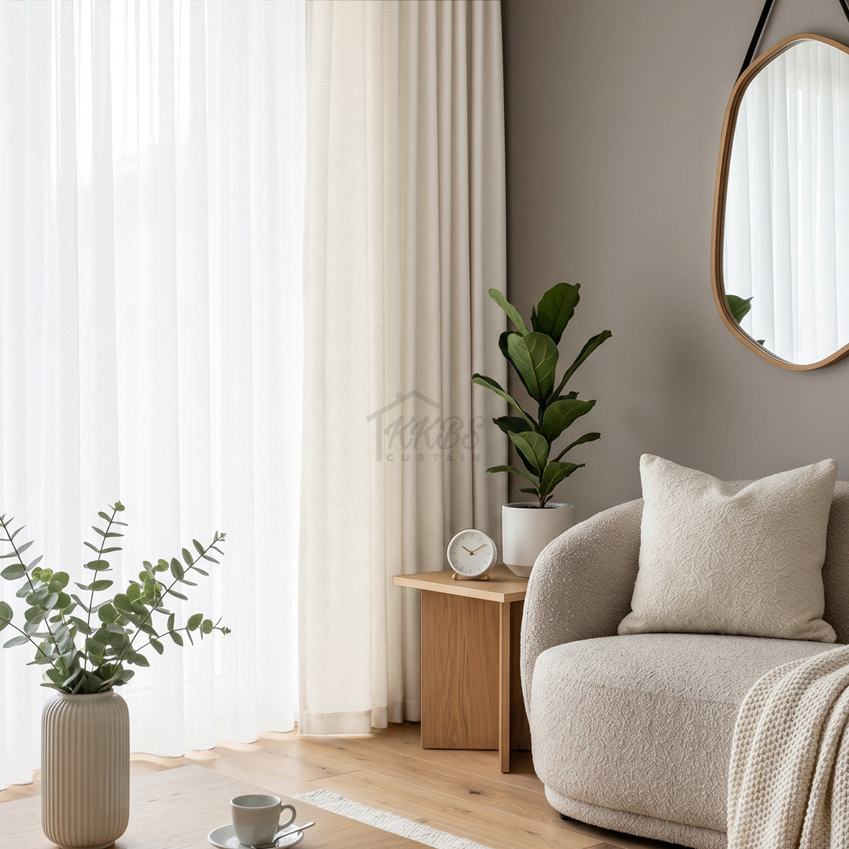 Haston Sheer Curtain Custom Made