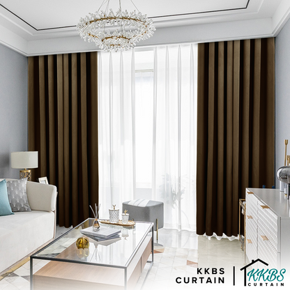 Canola Curtain Minimalist Hook &amp; Eyelet