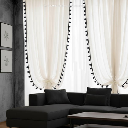 Lanis Curtain Laces Cut by Metre